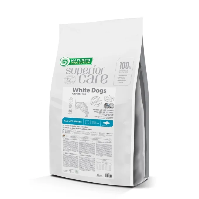 Caine Senior - Hrana uscata pentru caini N.P. Superior Care Dry Grain Free cu peste alb 10 kg