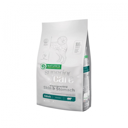 Hrana uscata caini - Hrana uscata pentru caini N.P. Superior Care Sensitive Skin & Stomach cu miel 10 kg