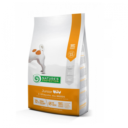 Hrana uscata pentru caini Nature's Protection Junior cu pui 2 kg [0]