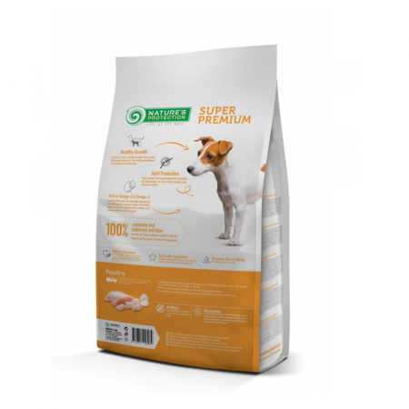 Hrana uscata pentru caini Nature's Protection Junior cu pui 2 kg [1]
