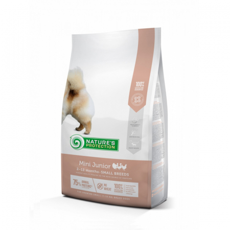 Hrana uscata pentru caini Nature's Protection Mini Junior cu pui 7,5 kg [0]