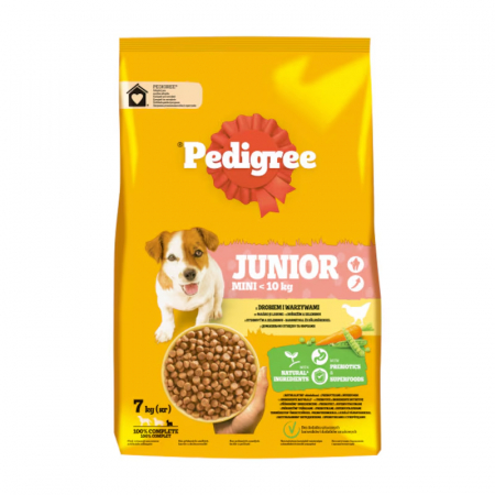 Caine Junior - Hrana uscata pentru caini Pedigree Junior cu pui & legume 7 kg