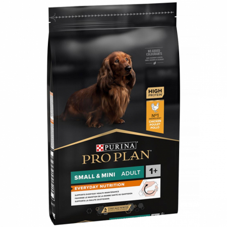 Caine Adult - Hrana uscata pentru caini Pro Plan Small & Mini Adult cu pui 7 kg