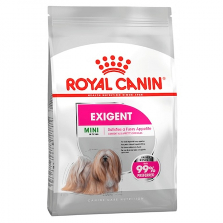 Caine Adult - Hrana uscata pentru caini Royal Canin Mini Exigent 1 kg