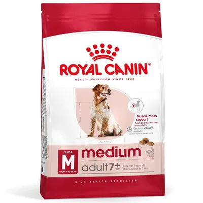 Noutati - Hrana uscata pentru caini Royal Canin Medium Adult 7+ , 4 kg