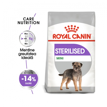 Caine Adult - Hrana uscata pentru caini Royal Canin Mini Adult Sterilised 1 kg