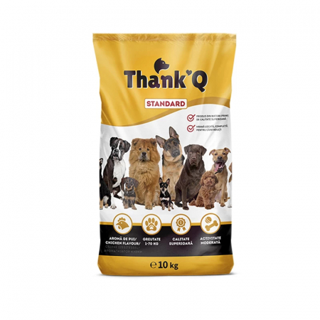 Caine Adult - Hrana uscata pentru caini Thank'Q cu pui 10 kg