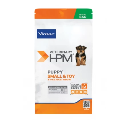 Caine Adult - Hrana uscata pentru caini Virbac HPM Baby Small & Toy 1,5 kg