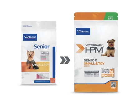 Caine Senior - Hrana uscata pentru caini Virbac HPM Senior Small & Toy 1,5 kg