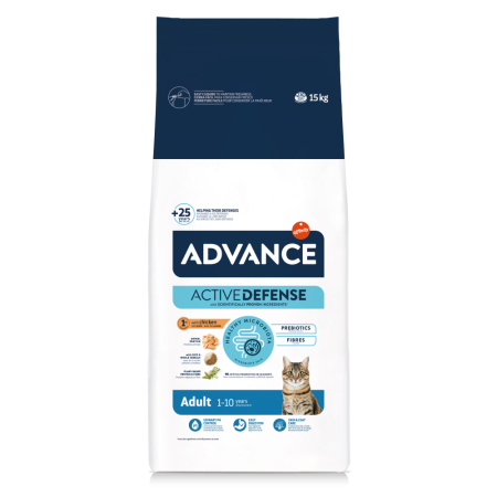 Pisica Adult - Hrana uscata pentru pisici adulte Advance cu pui & orez 15 kg
