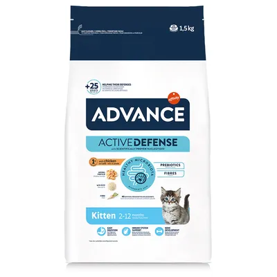 Pisica Junior - Hrana uscata pentru pisici Advance Kitten cu pui 1,5 kg