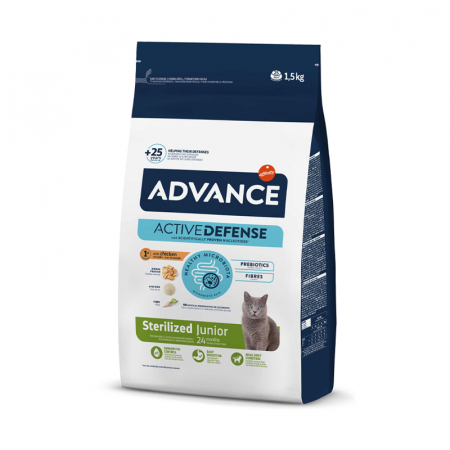 Pisica Junior - Hrana uscata pentru pisici Advance Sterilised Junior 1,5 kg
