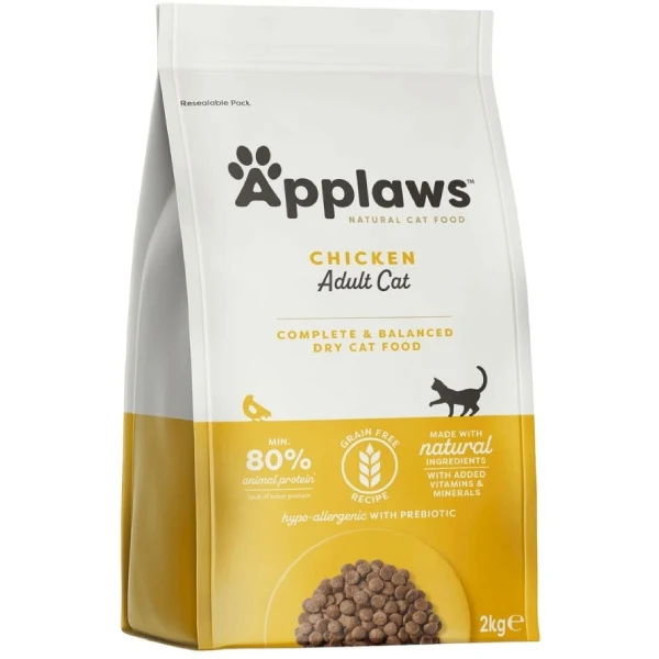 Pisici - Hrana uscata pentru pisici Applaws Adult cu pui 2 kg