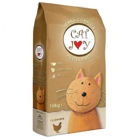 Pisica Adult - Hrana uscata pentru pisici Cat Joy cu pasare 10 kg