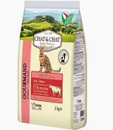 Pisici - Hrana uscata pentru pisici Chat & Chat Adult cu vita & mazare 14 kg