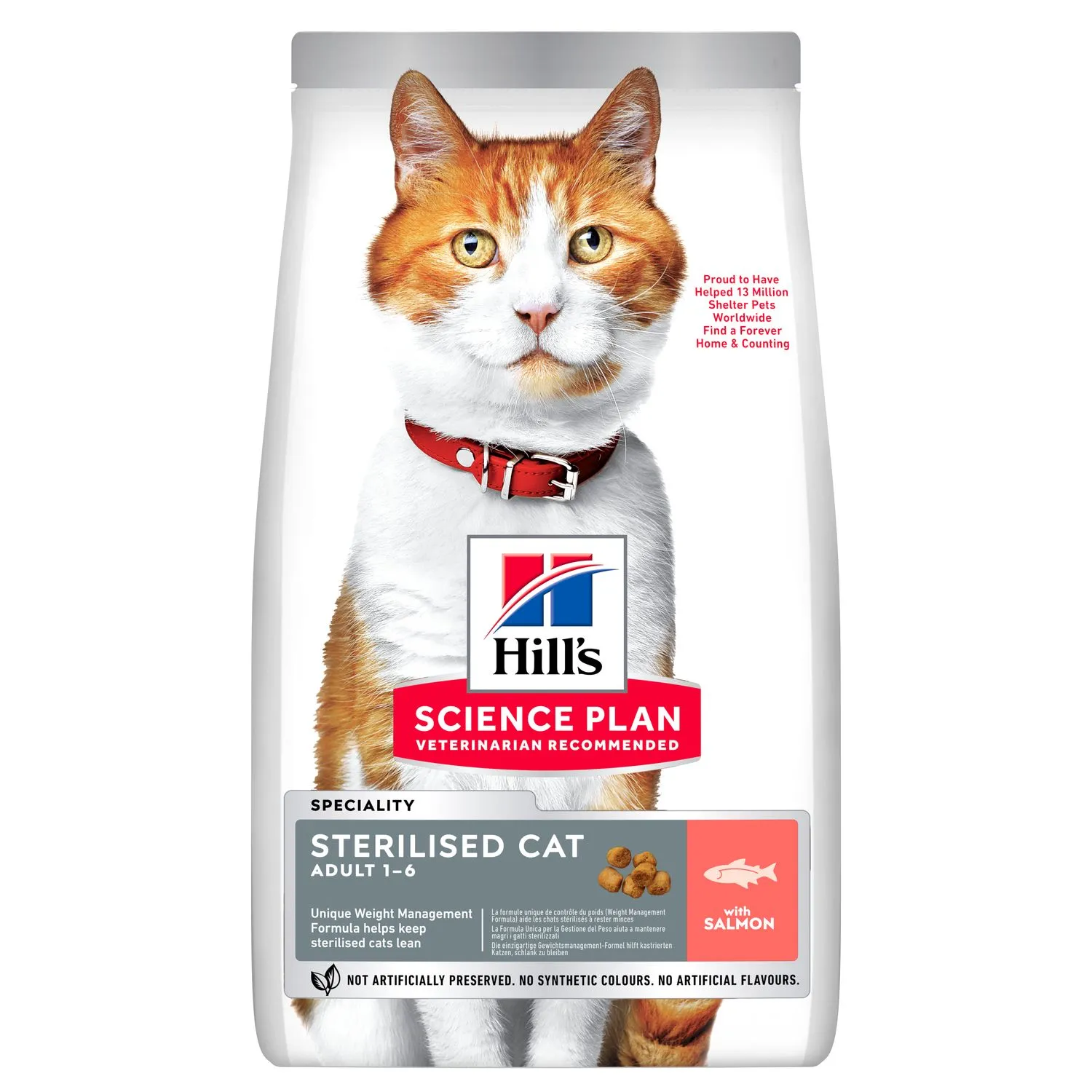 Pisici - Hrana uscata pentru pisici Hill's SP Sterilised Adult cu somon 1,5 kg