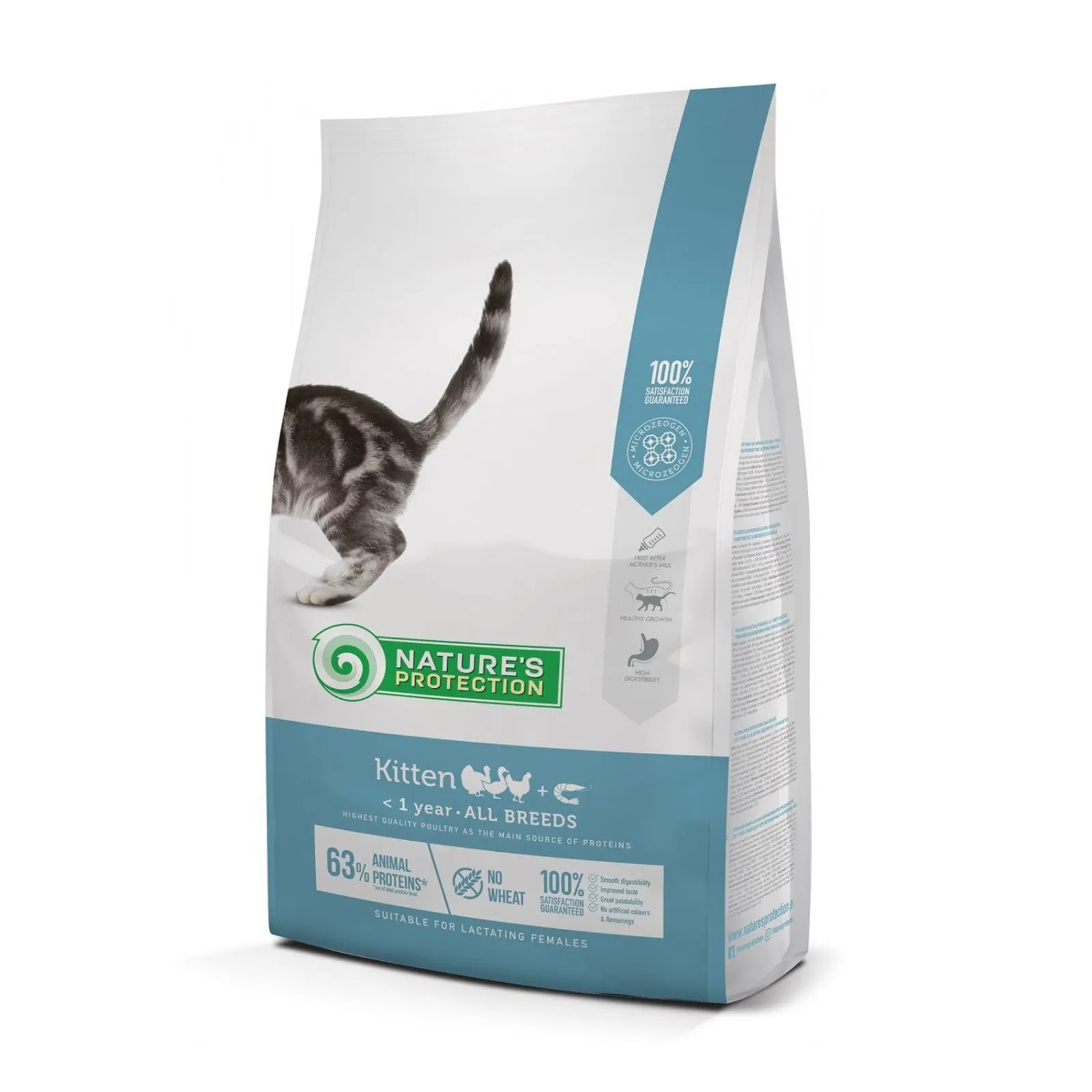Pisica Junior - Hrana uscata pentru pisici Nature's Protection Kitten cu pasare 1,5 kg