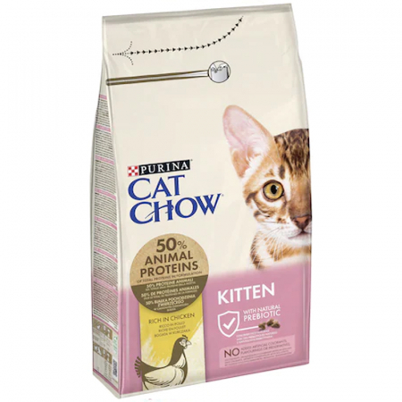 Pisica Junior - Hrana uscata pentru pisici Purina Cat Chow Junior cu pui 1,5 kg