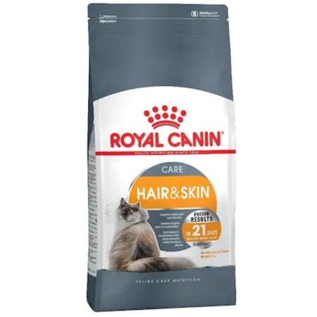 Pisica Adult - Hrana uscata pentru pisici Royal Canin Hair&Skin 10 kg