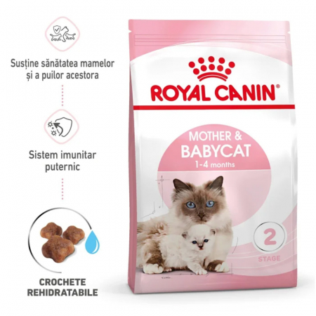 Pisica Adult - Hrana uscata pentru pisici Royal Canin Mother & Babycat 2 kg