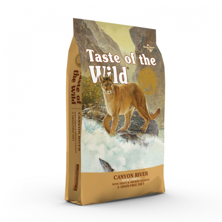 Pisica Senior - Hrana uscata pentru pisici Taste of the Wild Canyon River 2 kg