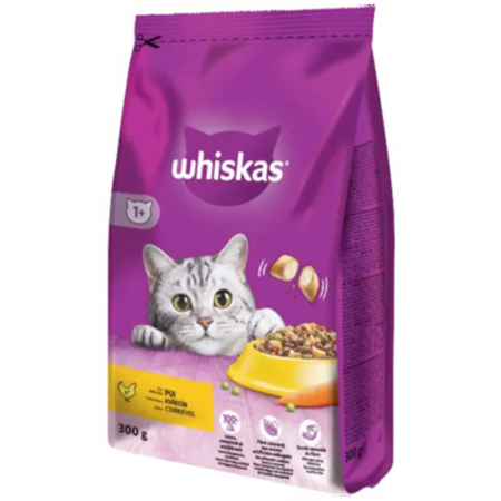 Hrana uscata pentru pisici Whiskas cu pui 300 gr [1]