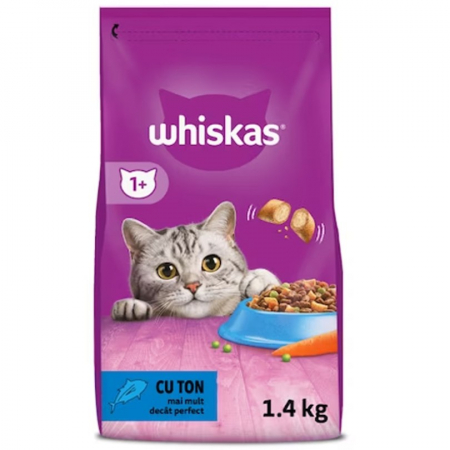 Hrana uscata pentru pisici Whiskas cu ton 1,4 kg [0]