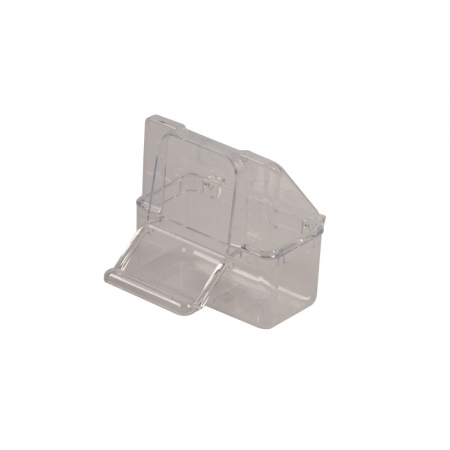 Accesorii pasari - Hranitor pentru colivie cu carlig 7 x 4 x 8 cm
