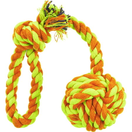 Jucarie pentru caini Trixie Sfoara & Minge 5,5 × 30 cm [1]
