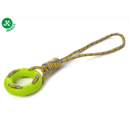 Caini - Jucarie pentru caini Inel cu sfoara 40 cm