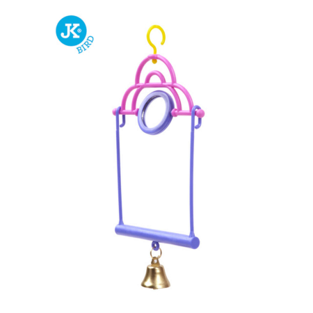 Jucarii pasari - Jucarie pentru pasari JK Swing Oglina & Clopotel 21 x 10,5 cm