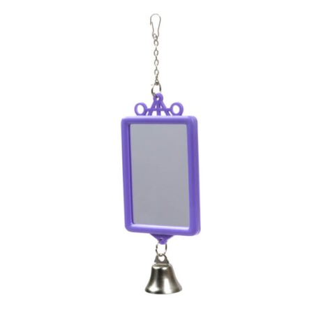 Jucarii pasari - Jucarie pentru pasari Oglinda & Clopotel Petro 12 x 5,5 cm