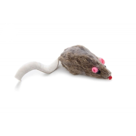 Jucarie pentru pisici Petro Soricel cu blanita 4,5 cm [1]