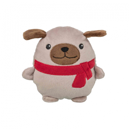Jucarie Xmas Catel din plush 16 cm [0]