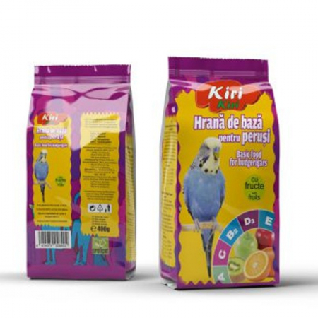 Pasari - Hrana pentru perusi Kiri Kiri cu fructe 400 gr