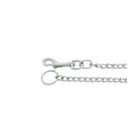 Lesa pentru caini cu lant metalic 2 mm x 110 cm [2]