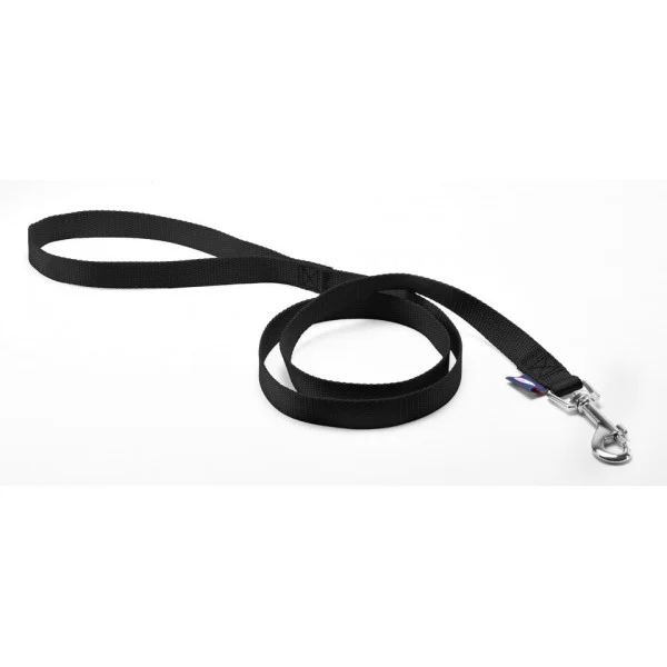 Zgarzi , lese , hamuri caini - Lesa pentru caini din nylon neagra XL 2,5 x 100 cm