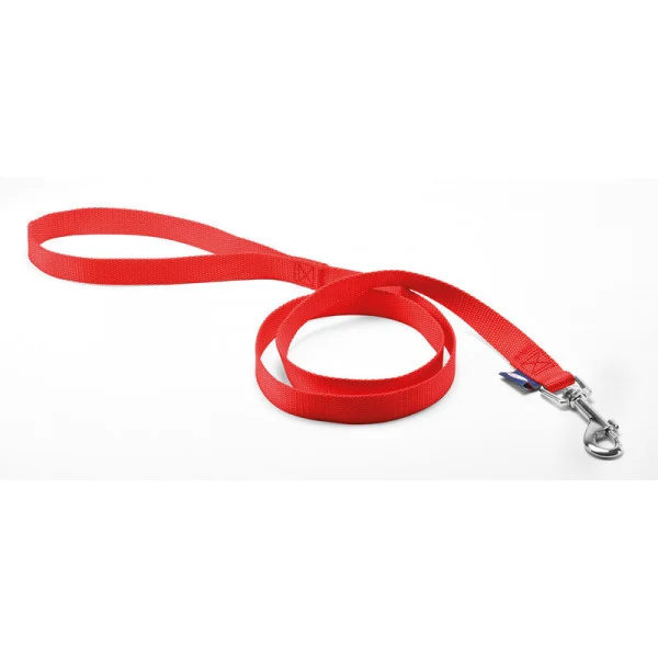 Zgarzi , lese , hamuri caini - Lesa pentru caini din nylon rosie XL 2,5 x 100 cm