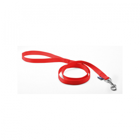 Accesorii caini - Lesa pentru caini din nylon rosie XS 1 m / 1,6 cm