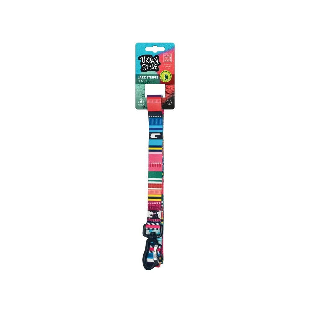 Caini - Lesa pentru caini M-Pets Urban Style Jazz Stripes