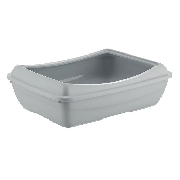 Pisici - Litiera pentru pisici Miau Miau Gri 49,5 x 37,5 x 15 cm