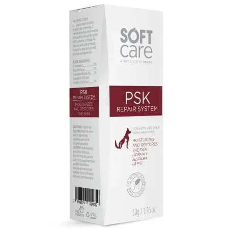 Igiena caini - Lotiune hidratanta pentru caini & pisici Soft Care PSK Repair 50 gr
