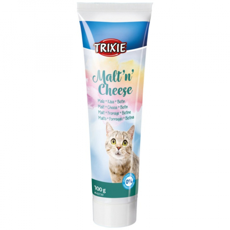 Farmacie - Malt cu branza si biotina pentru pisici 100 gr