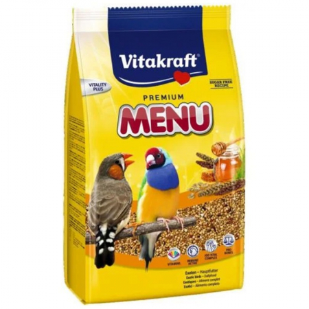 Hrana pasari exotice - Hrana pentru pasari exotice Vitakraft Meniu 500 g