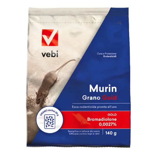 Combatere daunatori - Momeala raticida MURIN GRAU GOLD 140 gr
