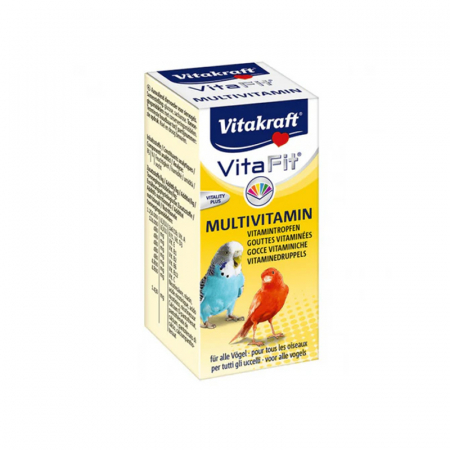 Suplimente & Vitamine - Multivitamine pentru pasarile exotice Vitakraft VitaFit 10 ml