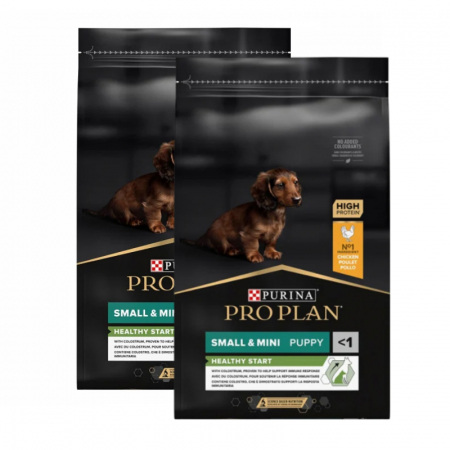 Caine Junior - Oferta 2 saci x 7 kg Hrana uscata pentru caini Pro Plan Small & Mini Puppy cu pui
