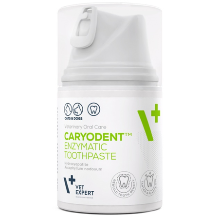 Cosmetica & produse de igiena - Pasta de dinti ezimatica pentru caini & pisici Vetexpert Caryodent 50 ml  