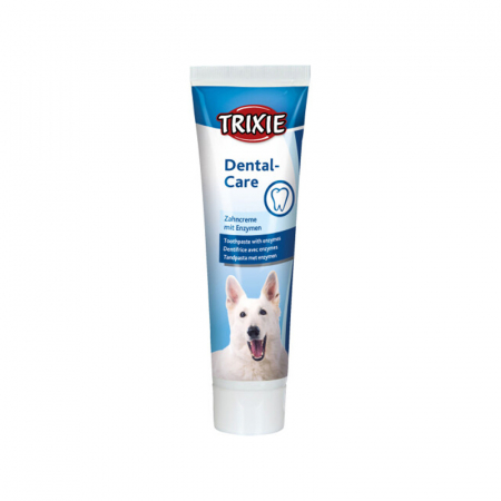 Solutii dentare - Pasta de dinti pentru caini cu enzime Trixie 100 gr