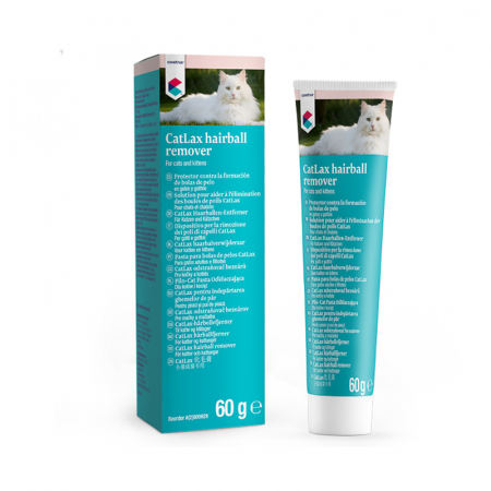 Afectiuni digestive - Pasta pentru eliminarea ghemotoacelor de par la pisici CatLax Hairball NutriCareVet 60 gr